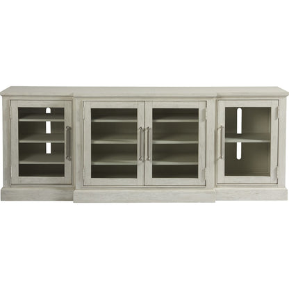 Coastal Living Entertainment Console by Coastal Living by Universal Furniture in brushed pewter and sandbar. Made from unique in a traditional style.