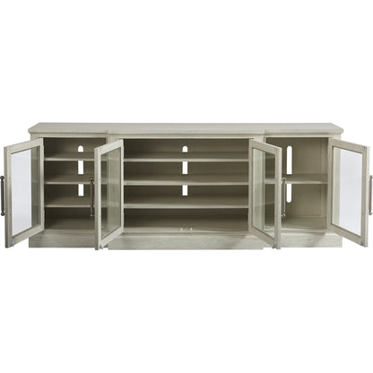 Coastal Living Entertainment Console by Coastal Living by Universal Furniture in brushed pewter and sandbar. Made from unique in a traditional style.