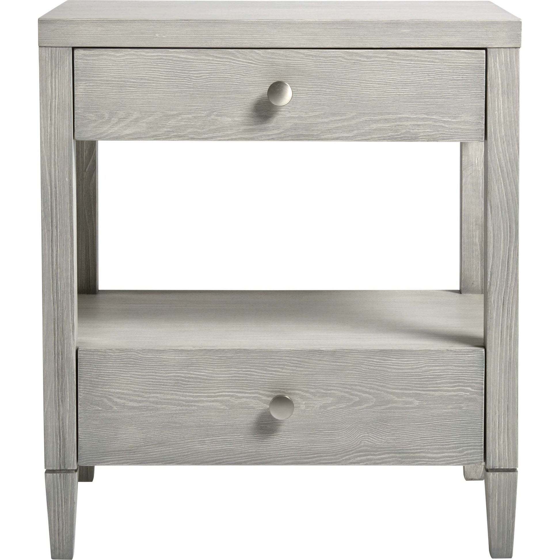 Coastal Living Bedside Table by Coastal Living by Universal Furniture in boardwalk and brushed pewter. Made from unique in a transitional style.