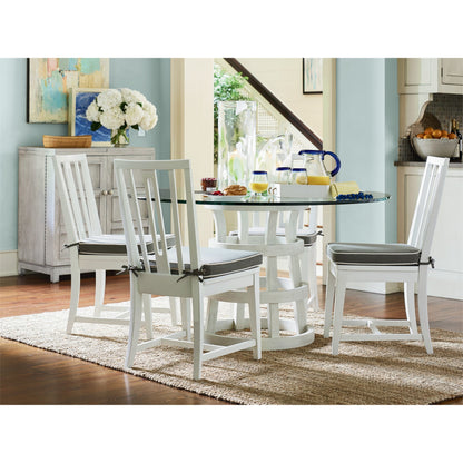 Coastal Living Round Glass Table 44" by Coastal Living by Universal Furniture in na and sandbar. Made from unique in a modern style.