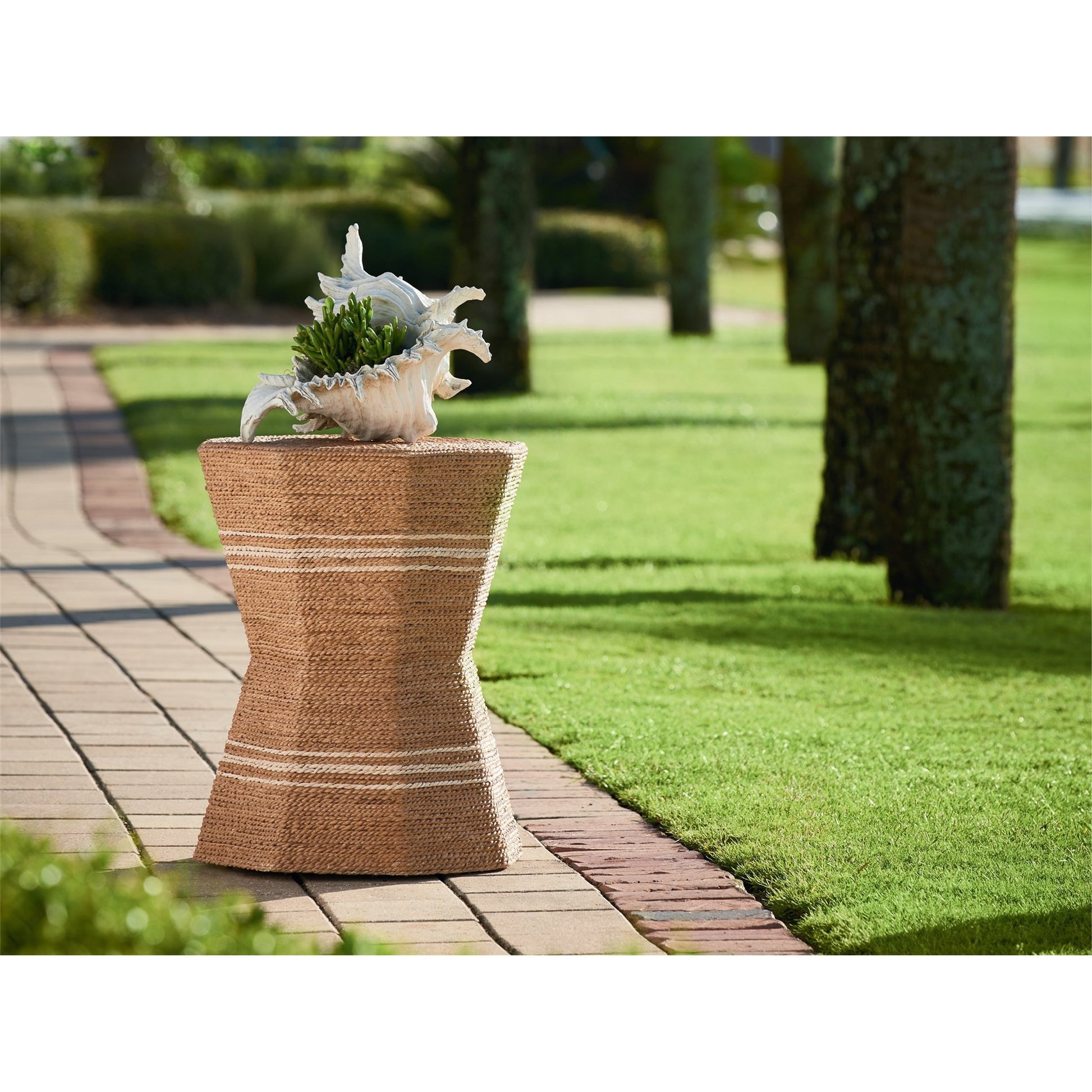 Coastal Living Octagonal Side Table by Coastal Living by Universal Furniture in wrapped abaca. Made from unique in a coastal style.