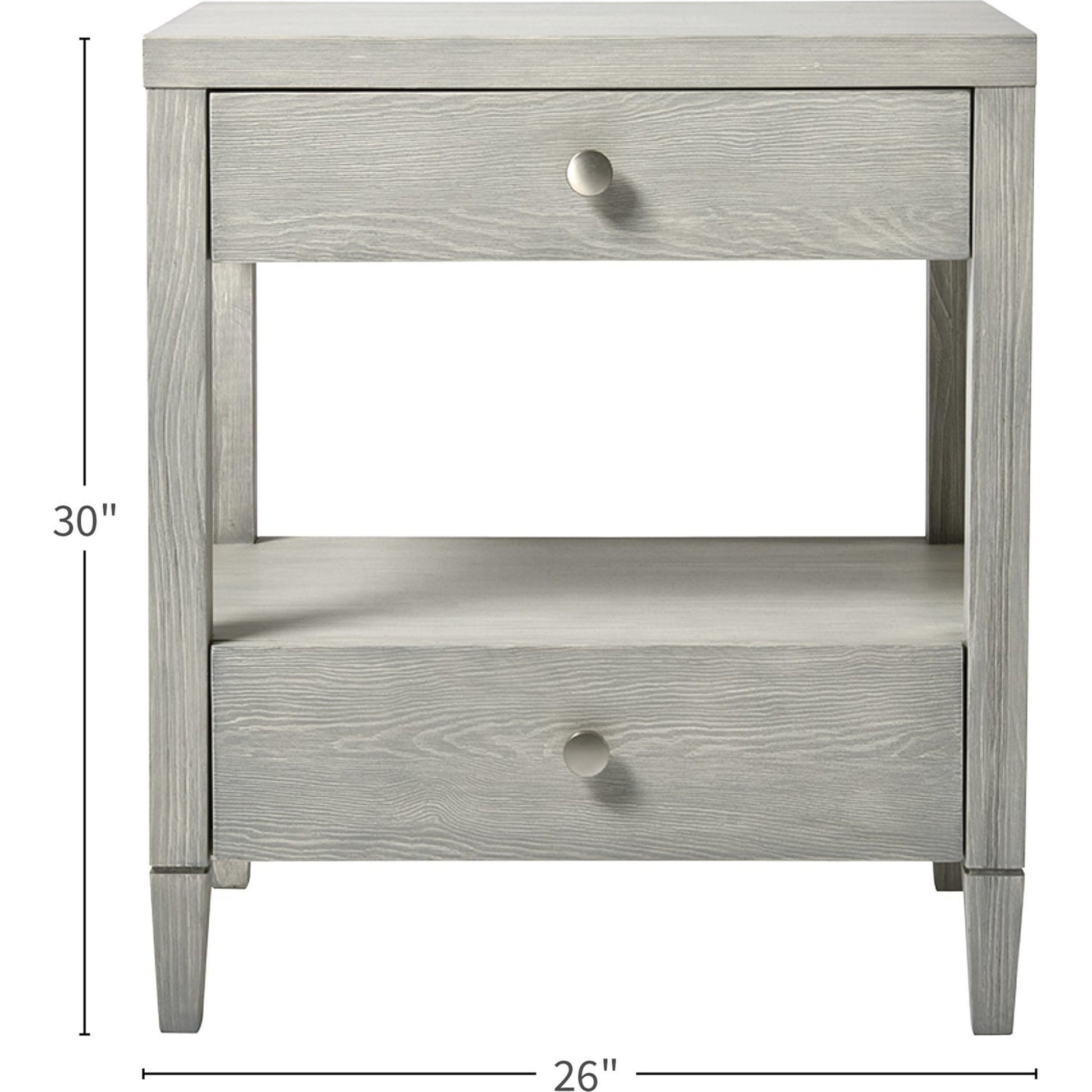 Coastal Living Bedside Table by Coastal Living by Universal Furniture in boardwalk and brushed pewter. Made from unique in a transitional style.