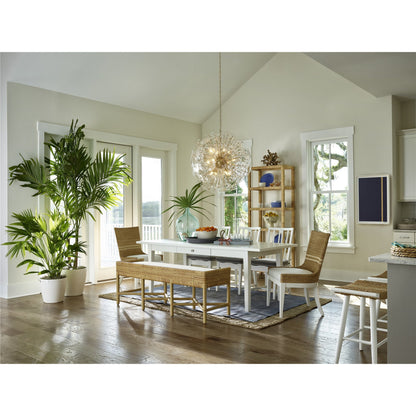 Coastal Living Counter Stool by Coastal Living by Universal Furniture in white and sailcloth. Made from woven abaca in a coastal style.