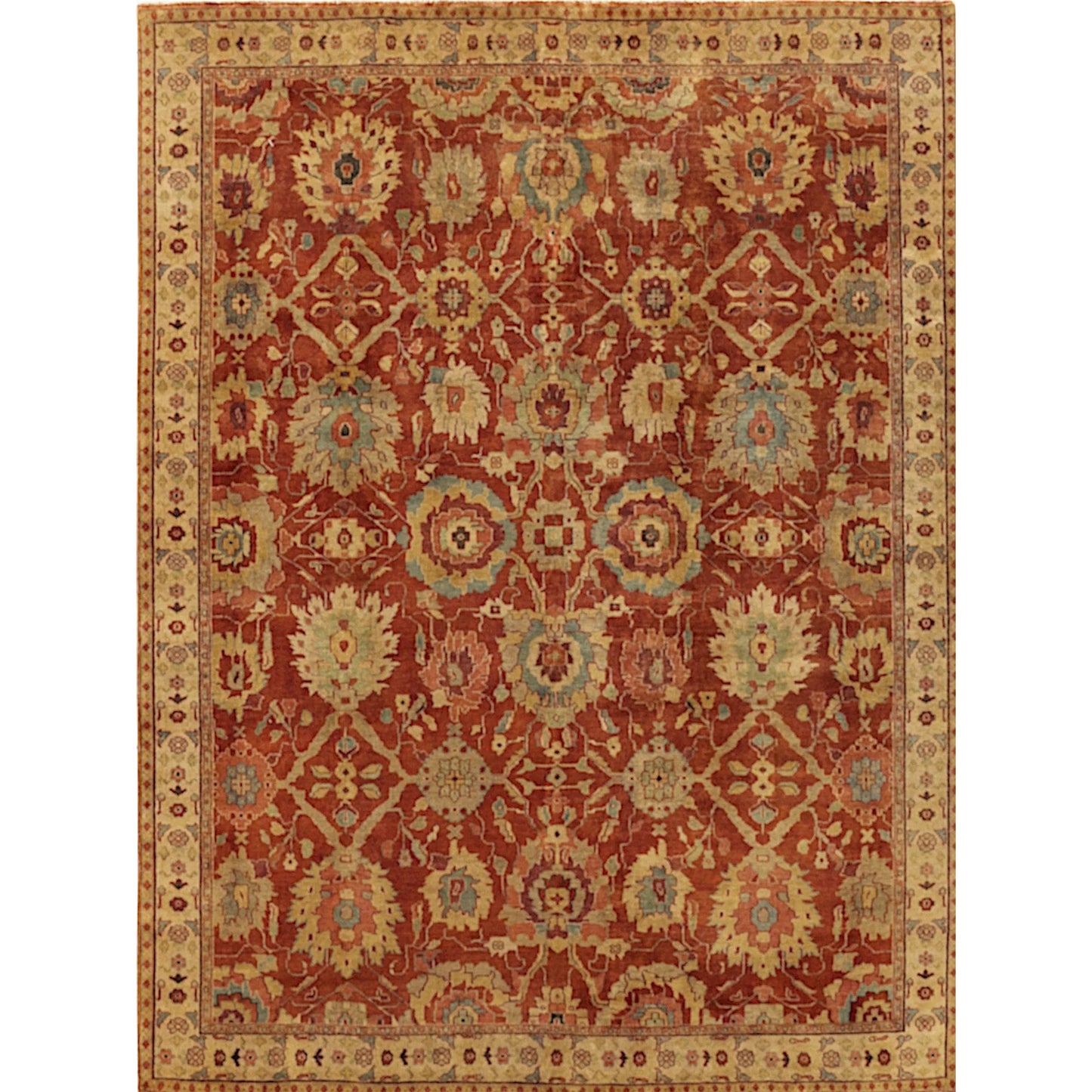 001 SI-2385750 | Primary Silo | Antique Weave Serapi 8340 Rug by Exquisite Rugs in red, ivory. Made from new zealand wool in a unique style.