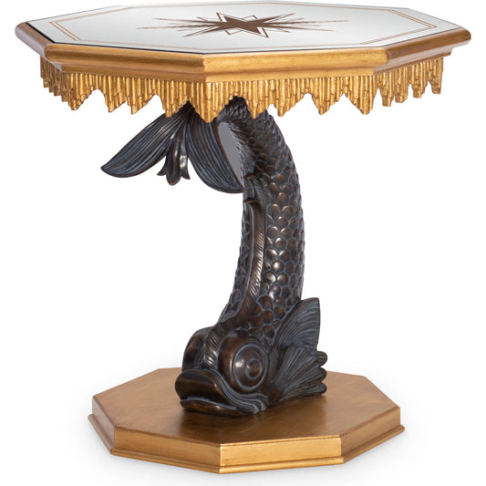 Cete Side Table by Maitland-Smith. Made from unique in a traditional style.