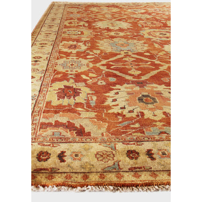 Antique Weave Serapi 8340 Rug by Exquisite Rugs in red, ivory. Made from new zealand wool in a unique style.