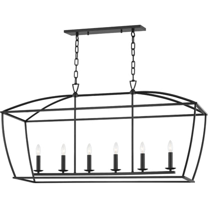 Bryant Linear Pendant by Hudson Valley. Made from steel in a modern style.