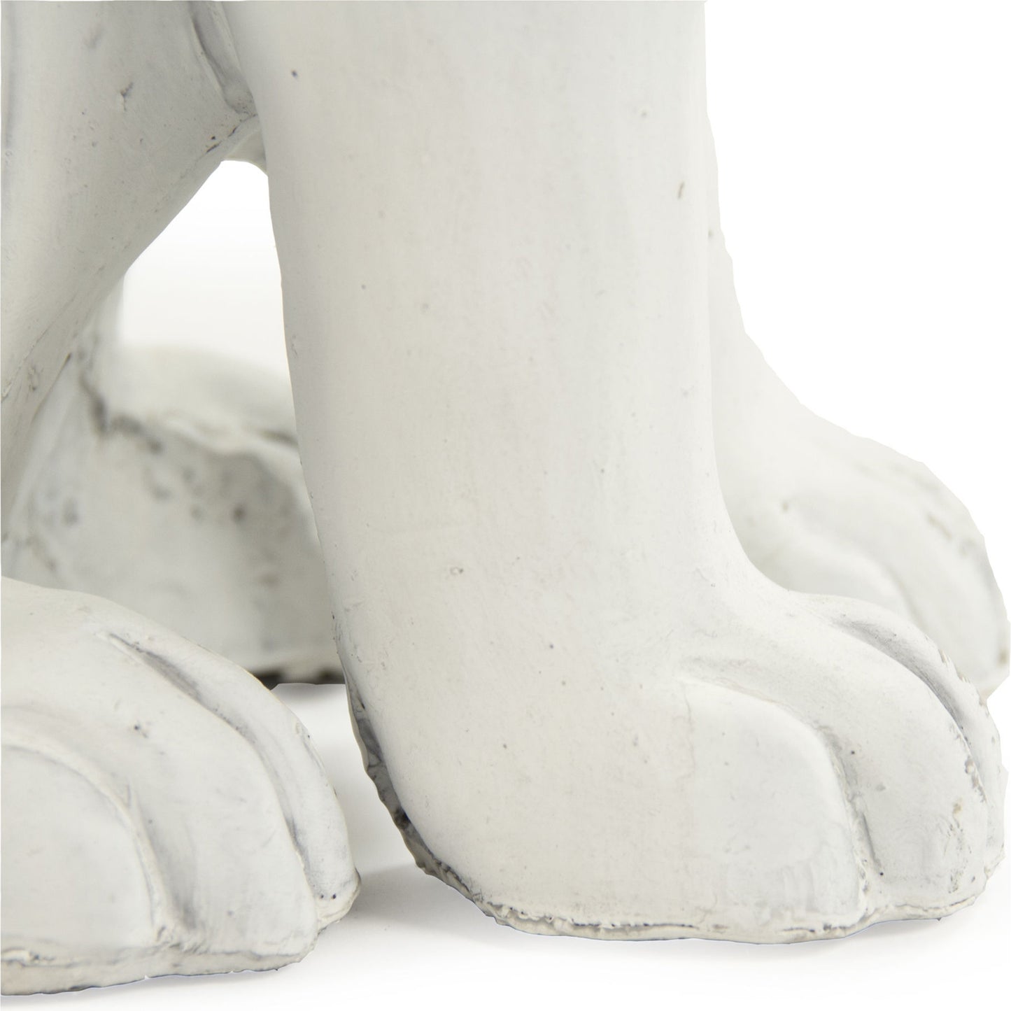 003 S-338156 | Closeup | Right Facing Rabbit by Zentique in off-white and polyresin. Made from polyresin in a modern style.