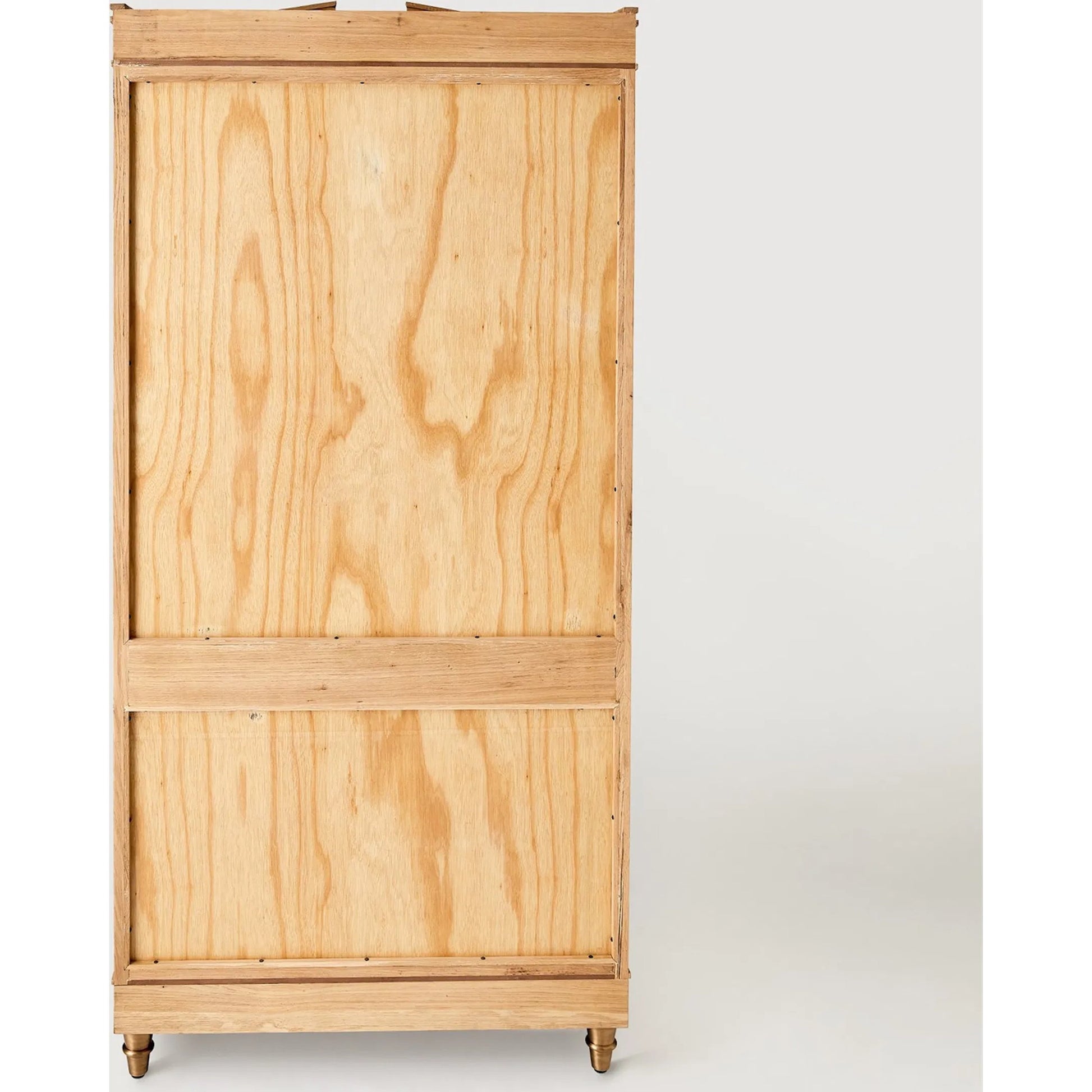 Directoire Tall Cabinet by Global Views in natural, red and marble. Made from unique in a transitional style.