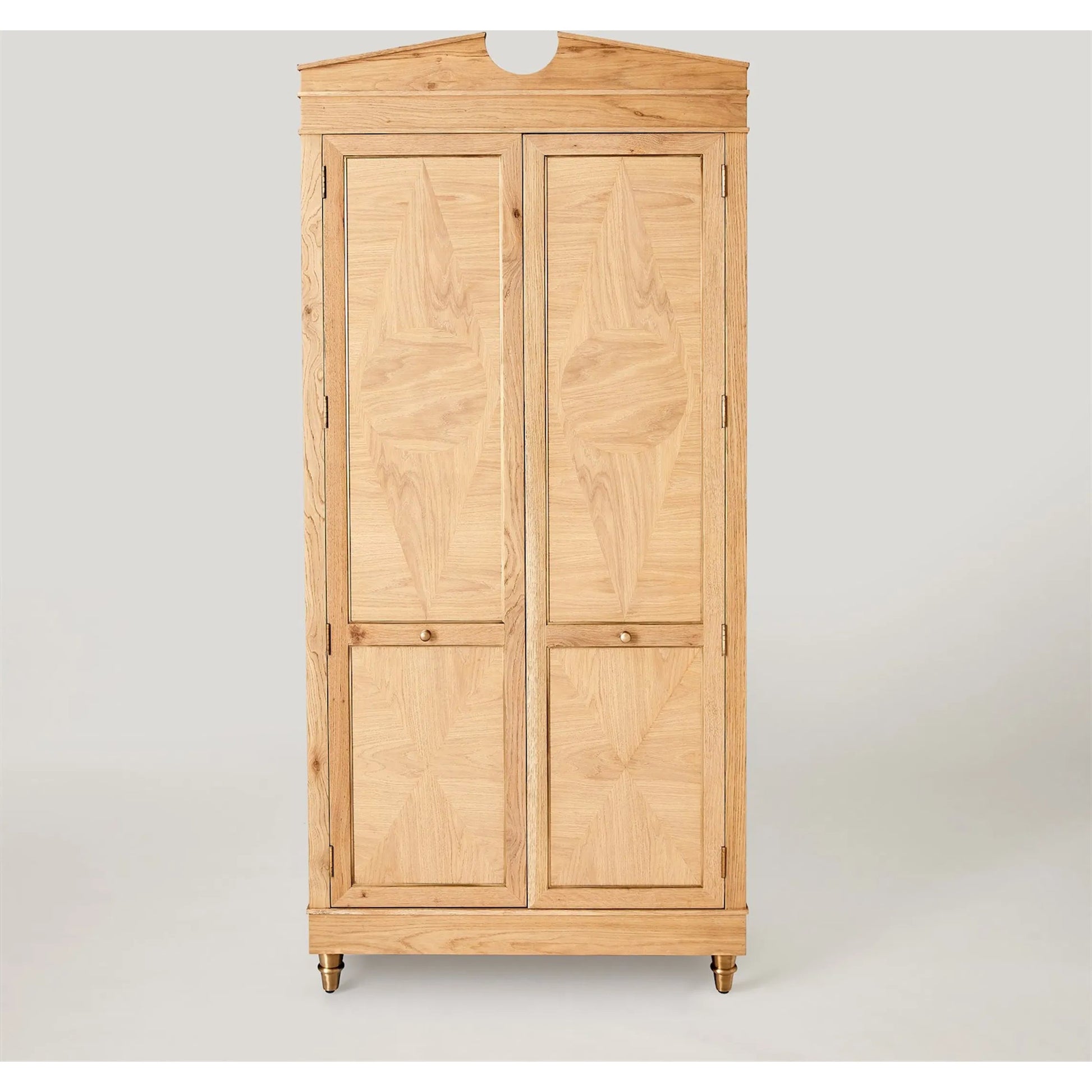 Directoire Tall Cabinet by Global Views in natural, red and marble. Made from unique in a transitional style.