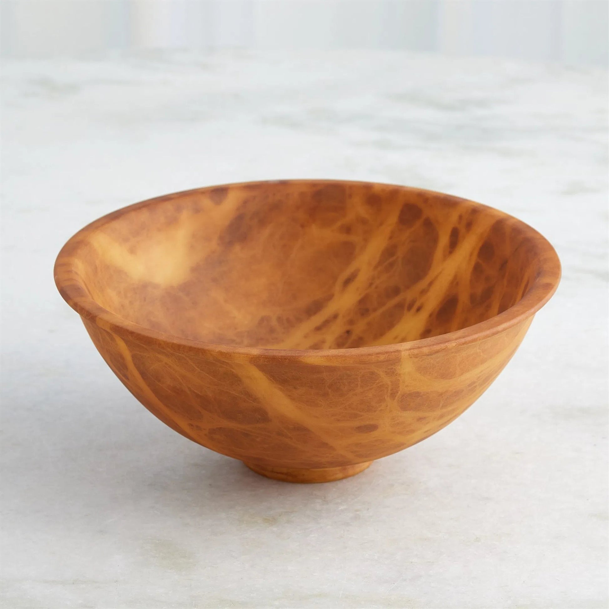 Oiled Alabaster Bowl by Global Views. Made from unique in a unique style.