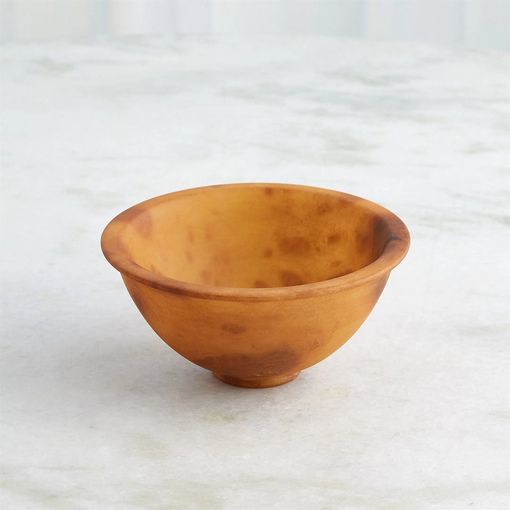 Oiled Alabaster Bowl by Global Views. Made from unique in a unique style.