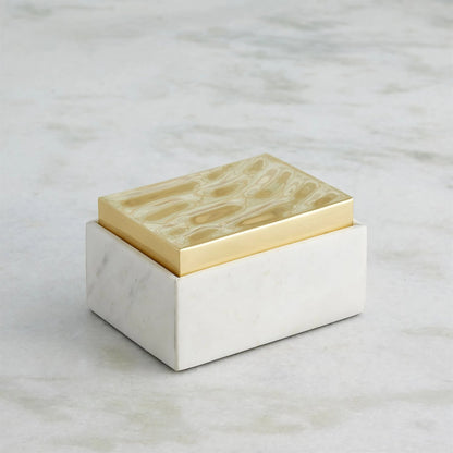 Shimmer Box by Global Views in marble. Made from unique in a unique style.