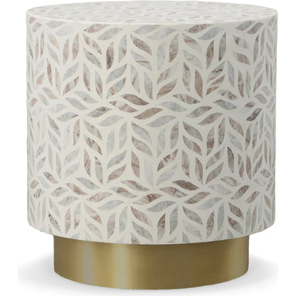 Toranto Stone Side Table by Maitland-Smith. Made from unique in a modern style.