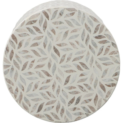 Toranto Stone Side Table by Maitland-Smith. Made from unique in a modern style.