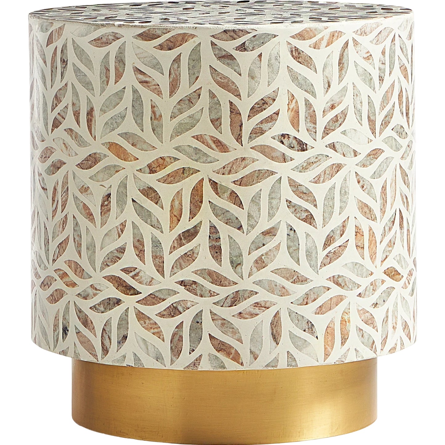 001 SI-2015885 | Primary Silo | Toranto Stone Side Table by Maitland-Smith. Made from unique in a modern style.