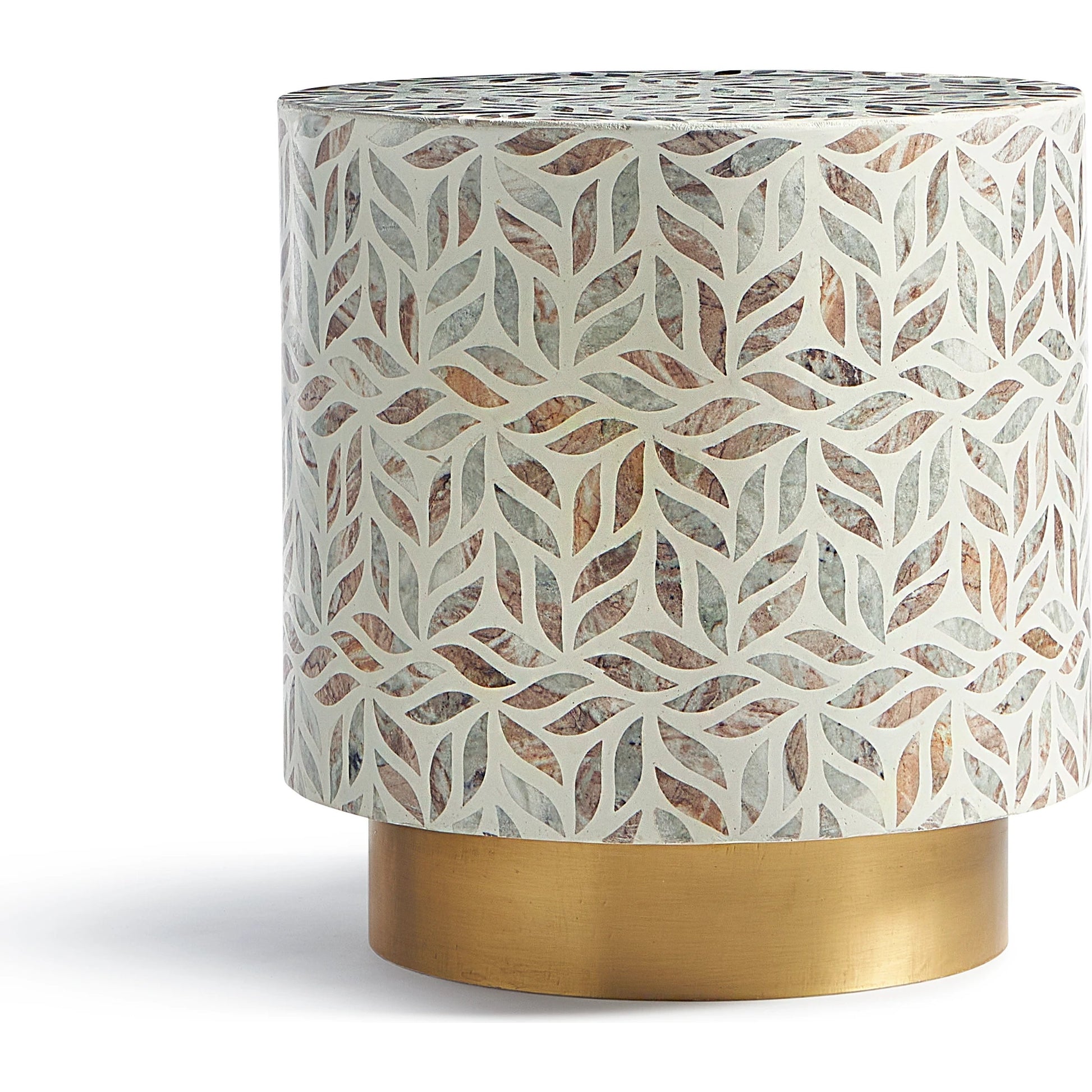 Toranto Stone Side Table by Maitland-Smith. Made from unique in a modern style.