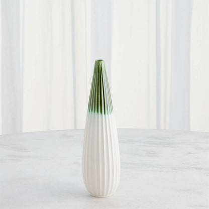 Furrow Taper Vase by Global Views. Made from ceramic in a modern style.