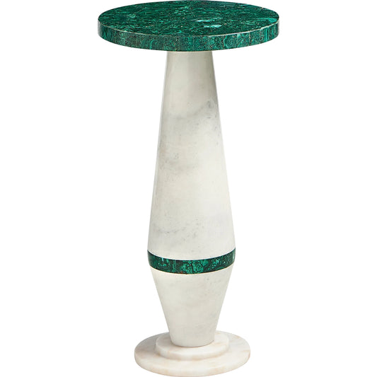 Malachite Martini Table by Maitland-Smith. Made from unique in a modern style.