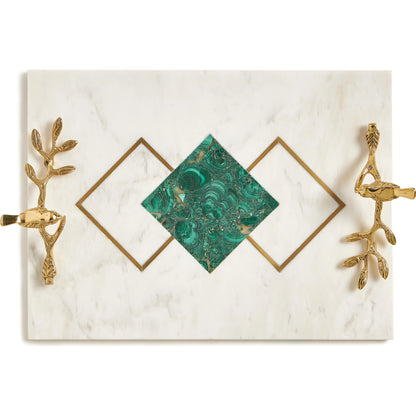 Sparrow Tray by Maitland-Smith in lapis. Made from unique in a modern style.