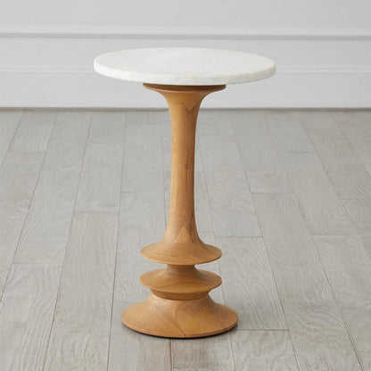Oasis Side Table by Global Views. Made from unique in a transitional style.