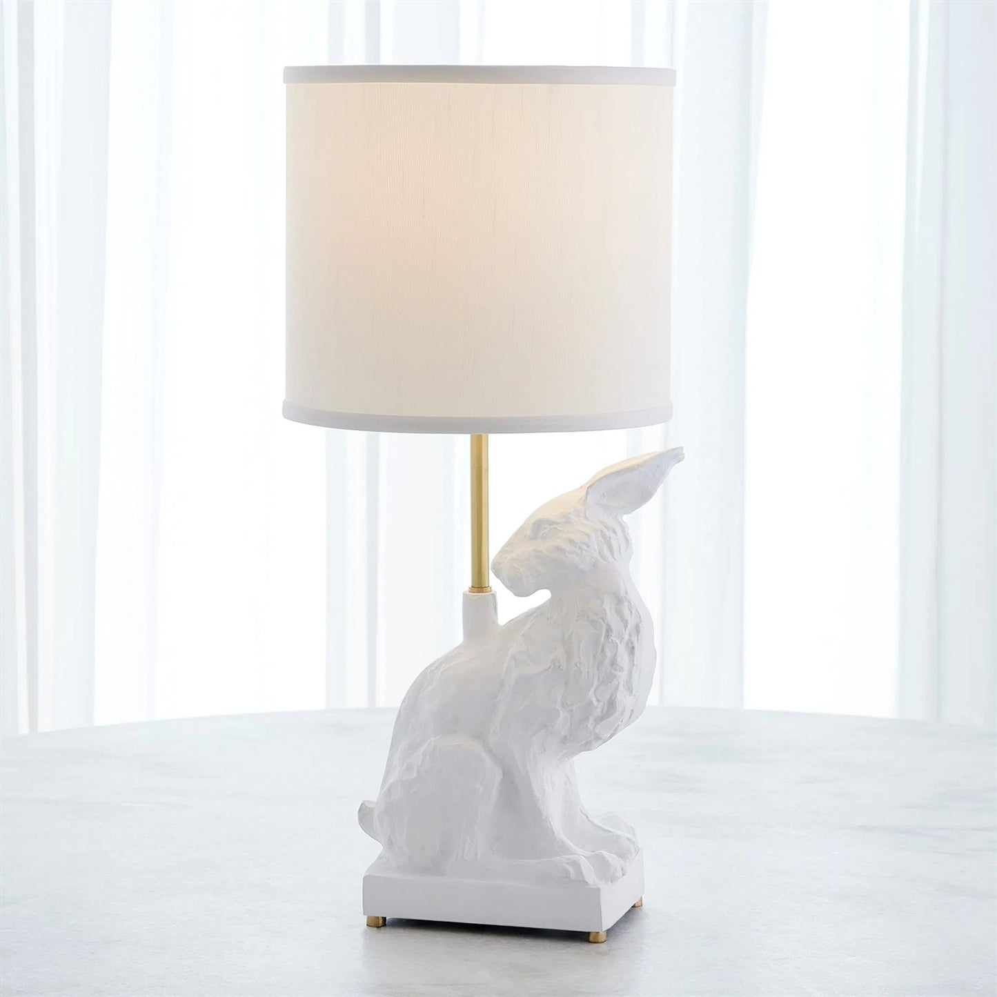 003 SI-2324223 | Additional Silo | Rabbit Lamp by Global Views in matte white. Made from unique in a unique style.