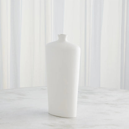Terzo Vase by Global Views in matte white. Made from unique in a modern style.