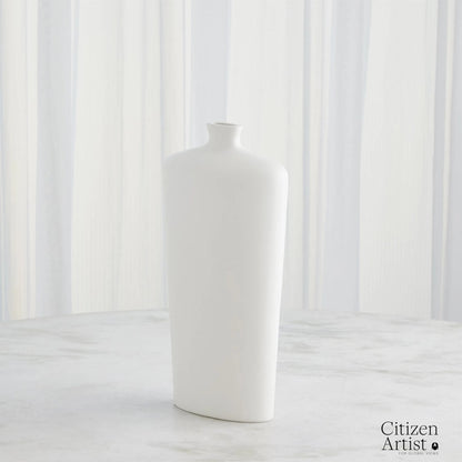 Terzo Vase by Global Views in matte white. Made from unique in a modern style.