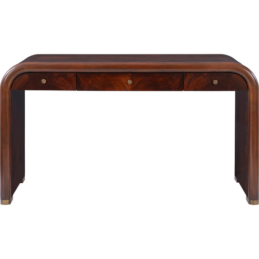 Albers Desk by Maitland-Smith in mahogany. Made from unique in a unique style.