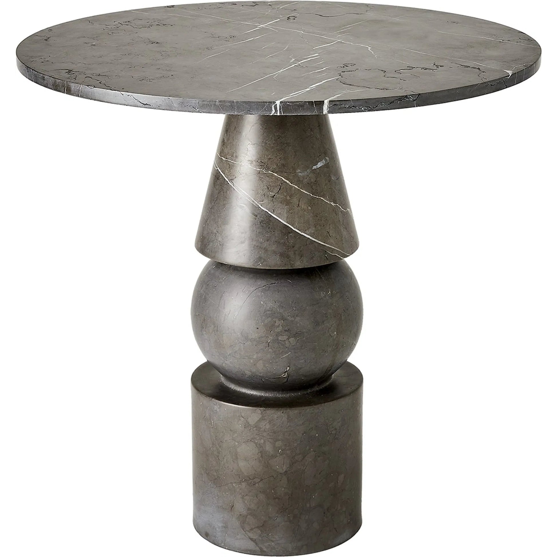 Cargo Table by Global Views in marble. Made from unique in a transitional style.