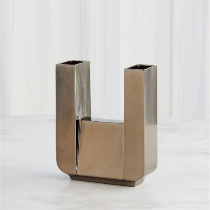 Metropolis Vase by Global Views. Made from earthenware in a rustic style.