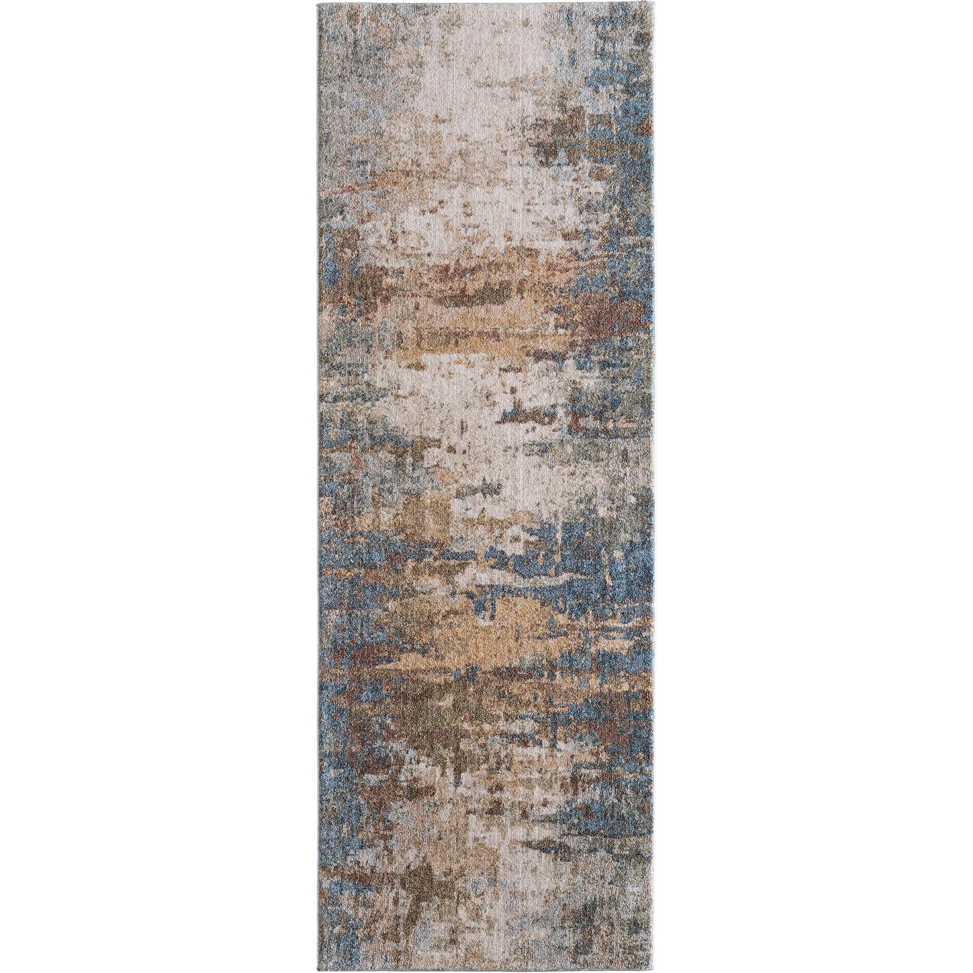 Pearson PRS39SCF Rug by Feizy in blue, ivory, brown. Made from polyester in a unique style.