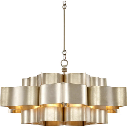 Grand Lotus Chandelier by Currey and Company. Made from unique in a modern style.