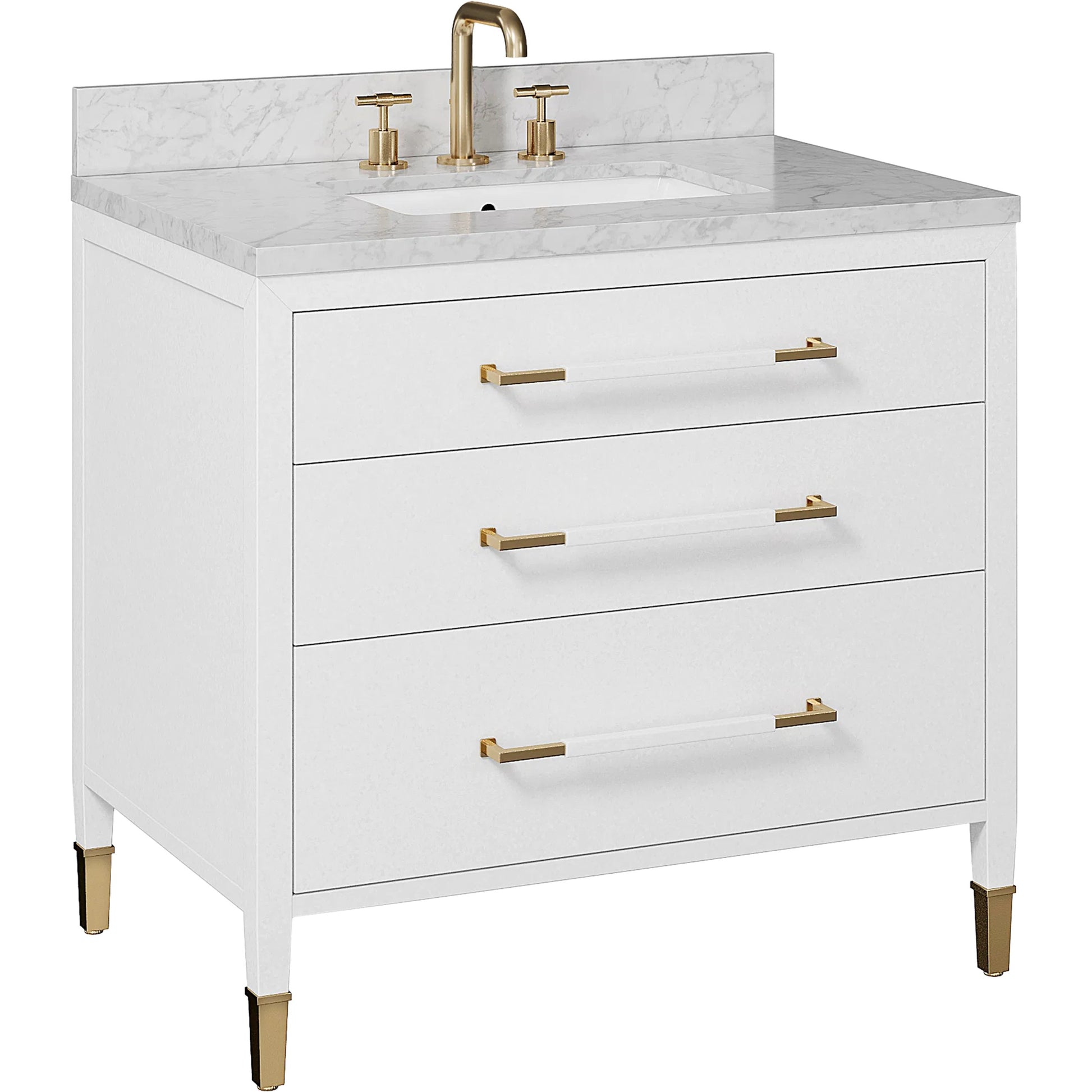 Verona 36" Vanity with Undermount Sink by Currey and Company. Made from unique in a modern style.