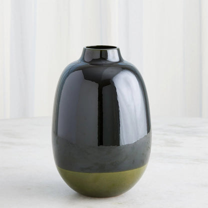Tidal Vase by Global Views. Made from earthenware in a transitional style.