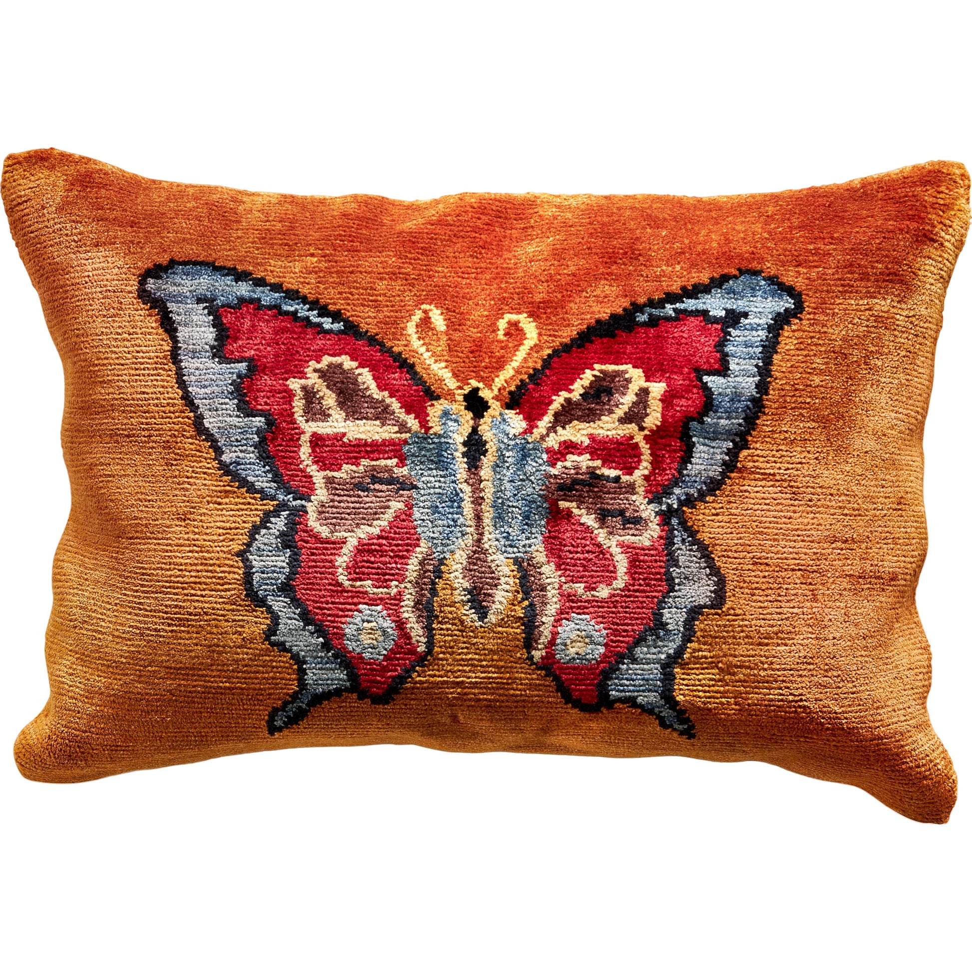 Butterfly Pillow by Maitland-Smith in gold, green. Made from unique in a cottage & farmhouse style.