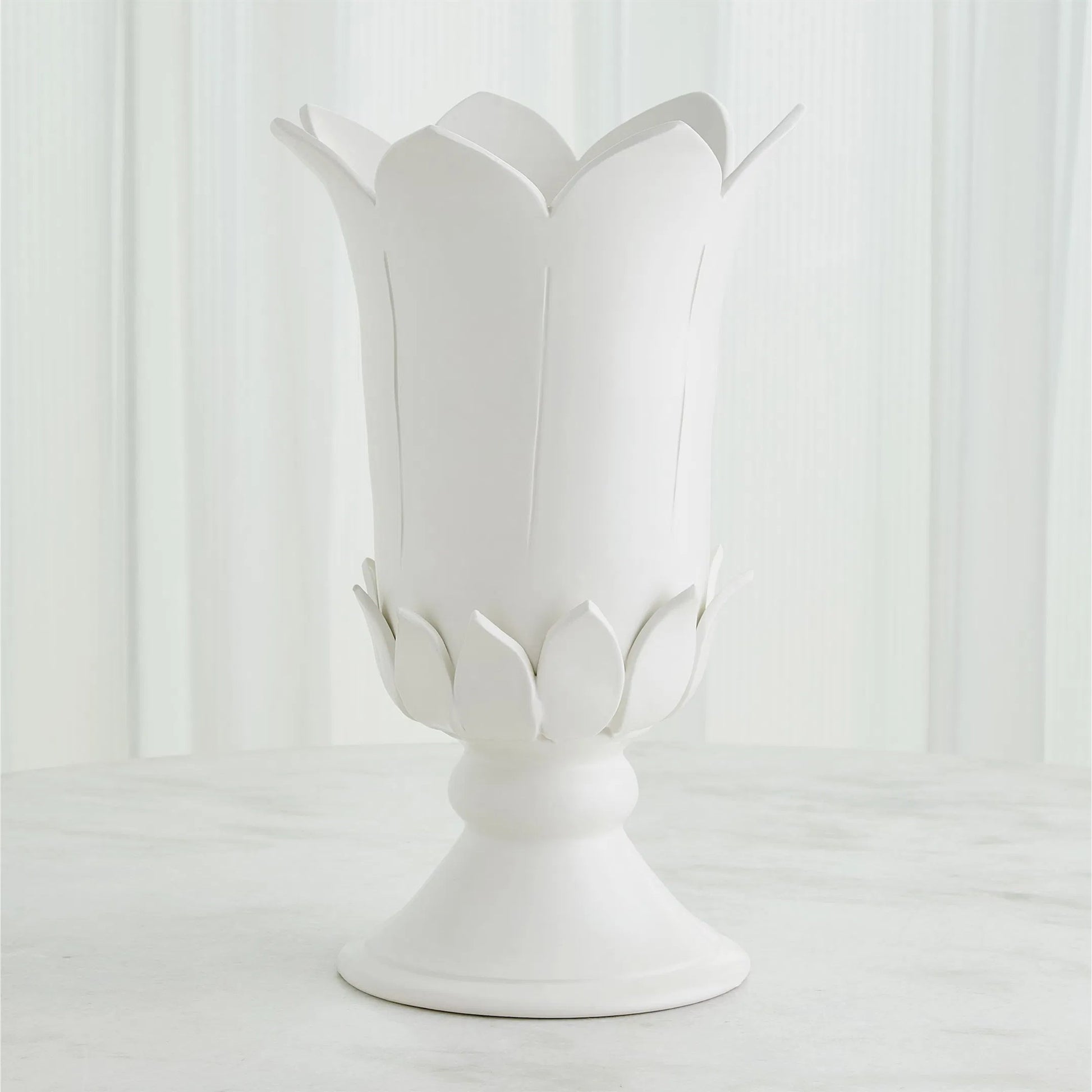 Blossom Vase by Global Views in natural. Made from earthenware in a modern style.