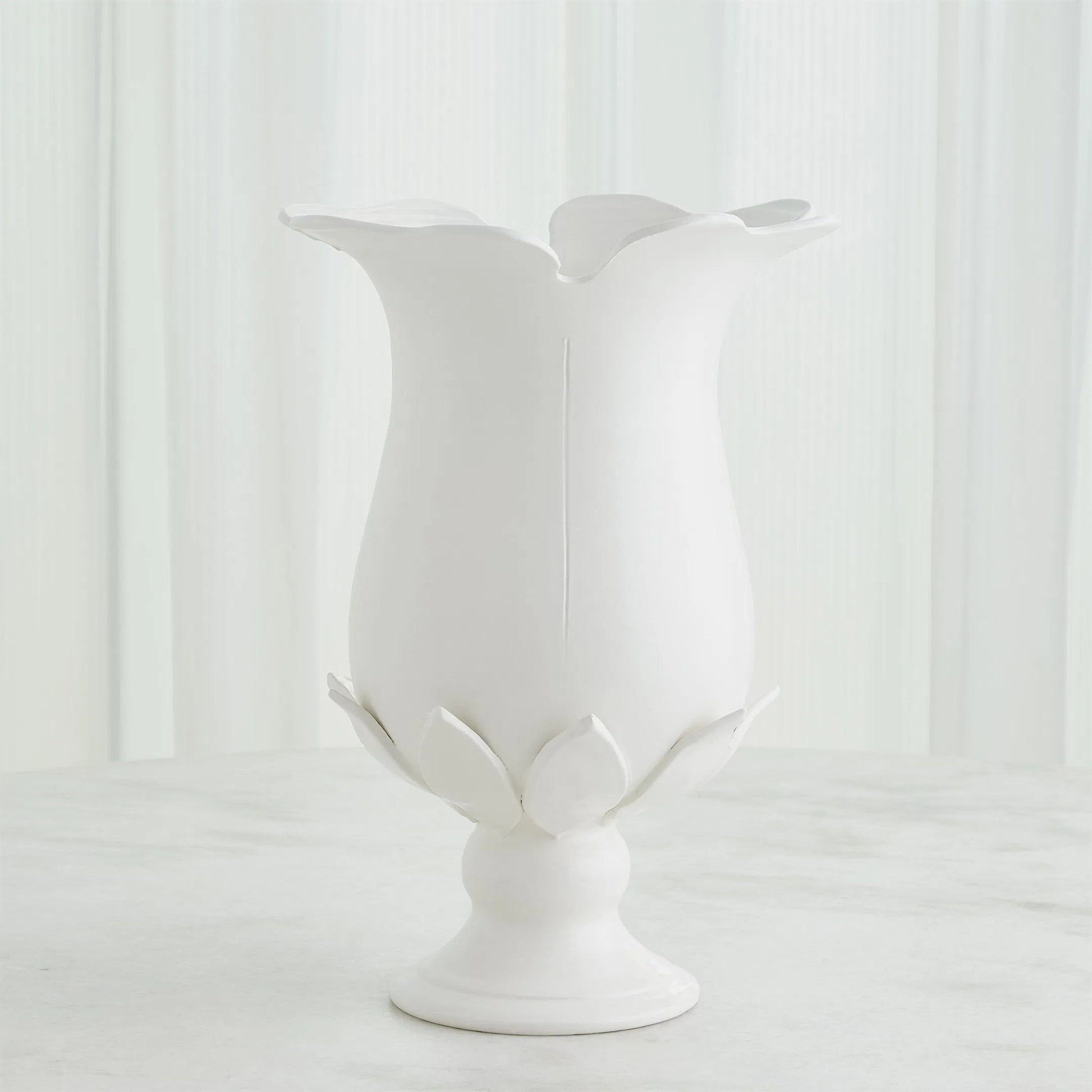 Blossom Vase by Global Views in natural. Made from earthenware in a modern style.