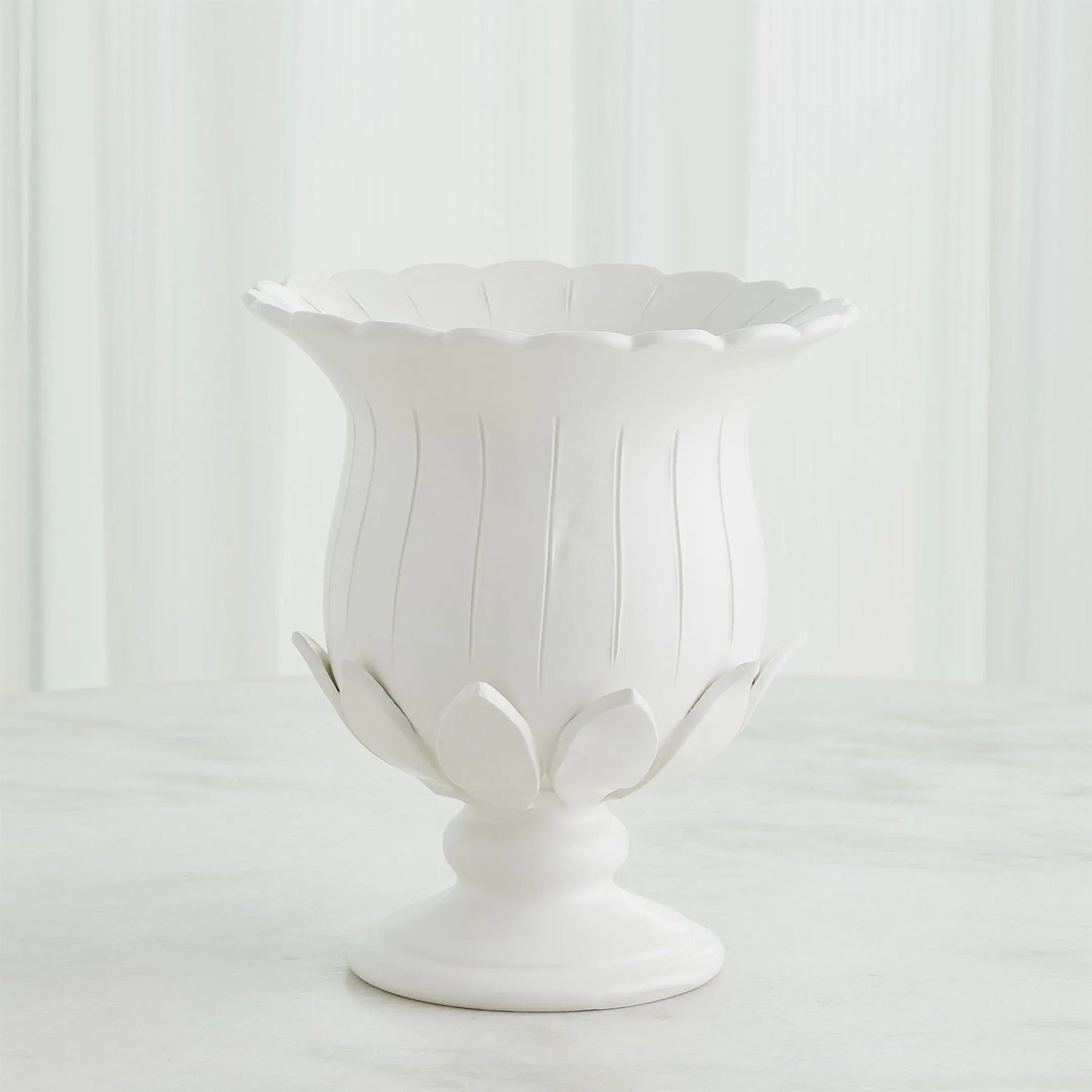 Blossom Vase by Global Views in natural. Made from earthenware in a modern style.
