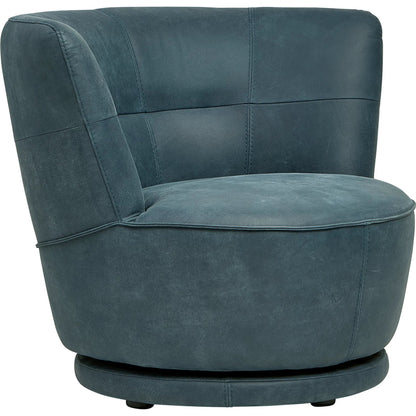Sky Swivel Chair by Maitland-Smith in sky blue. Made from unique in a unique style.