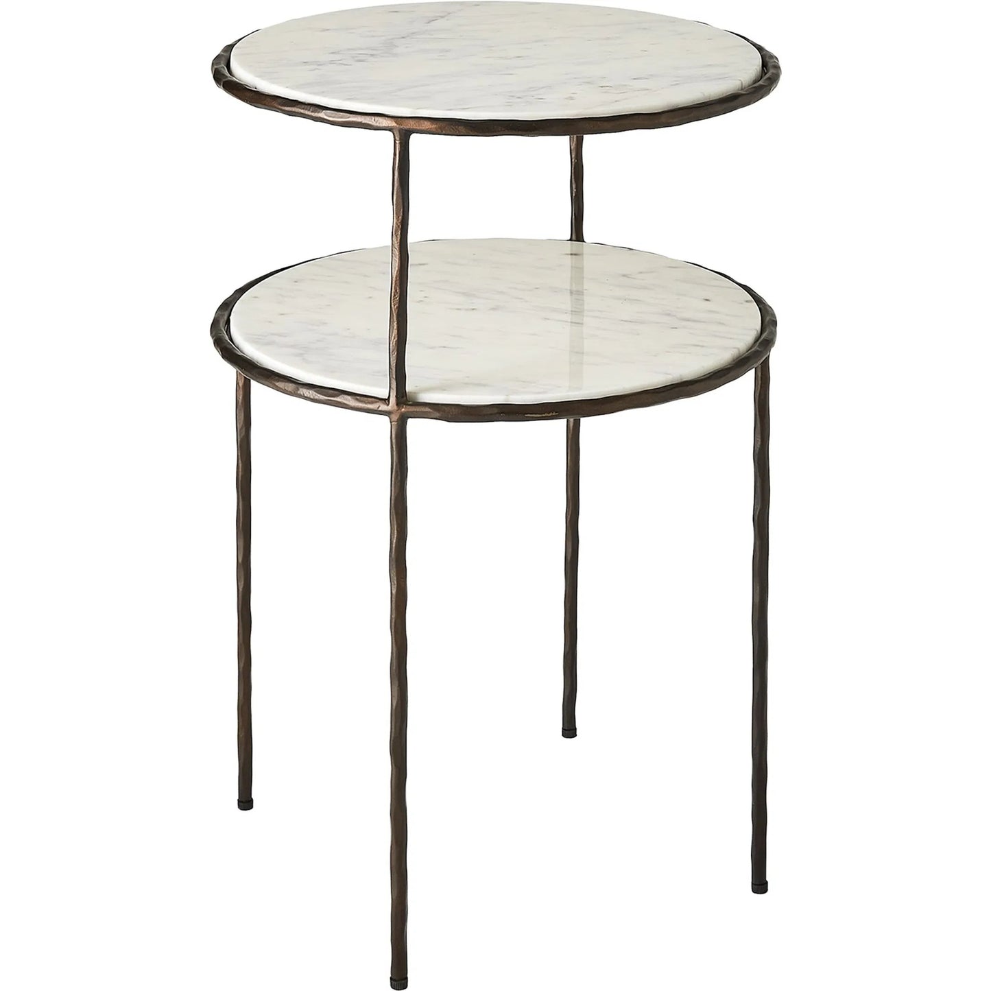006 SI-2324276 | Additional Silo | Registrar Tiered Table by Global Views. Made from iron, grey baloon marble in a unique style.