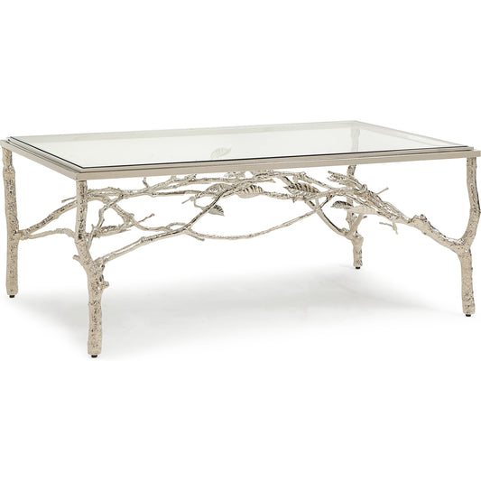 Silver Twig Cocktail Table by Maitland-Smith. Made from unique in a modern style.