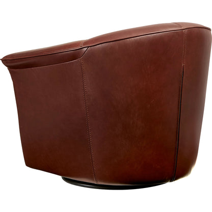 Scoop Swivel Chair by Maitland-Smith. Made from unique in a traditional style.