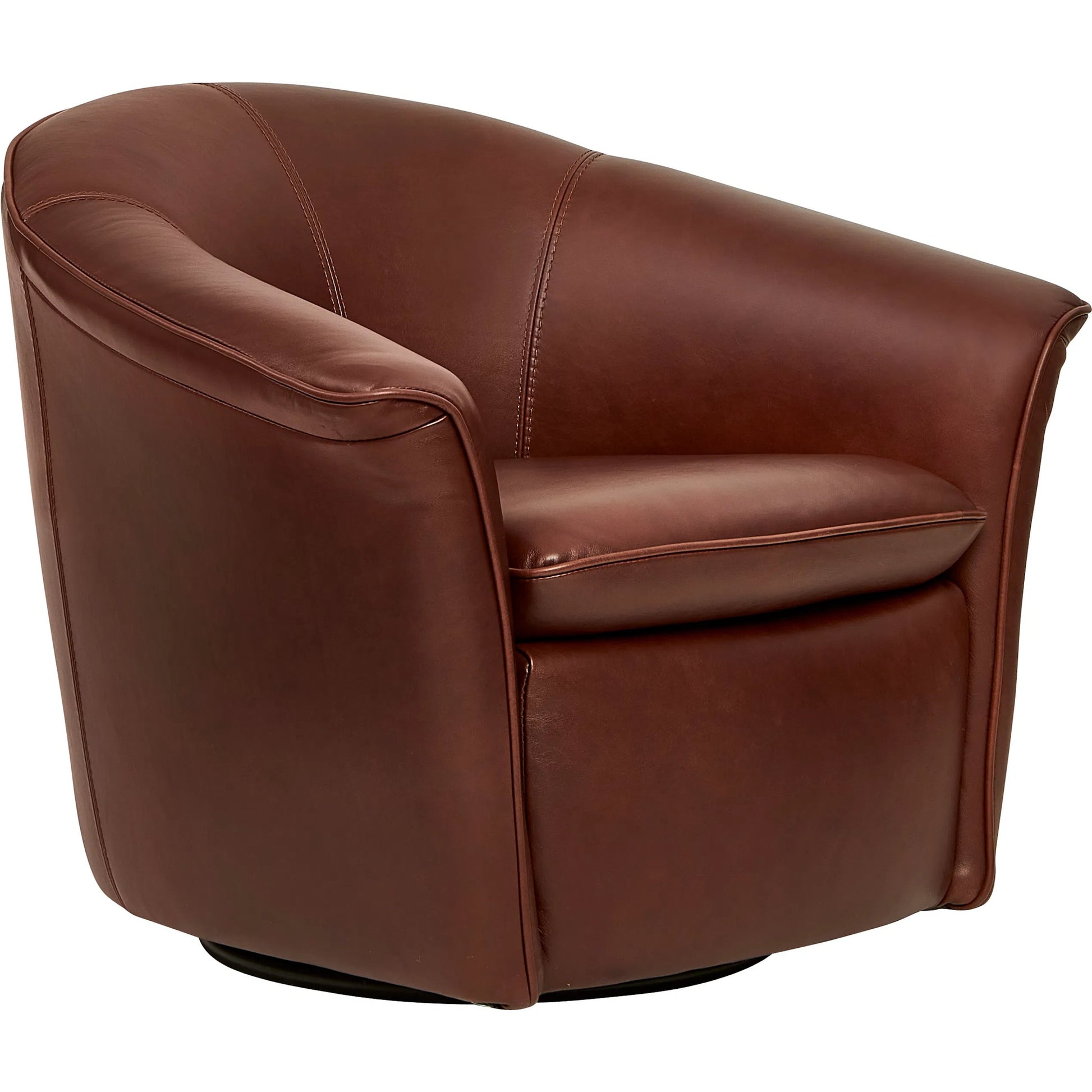 Scoop Swivel Chair by Maitland-Smith. Made from unique in a traditional style.