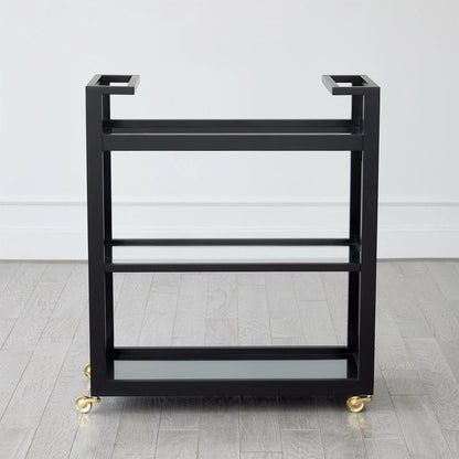 Grid Block Bar Cart by Global Views. Made from unique in a transitional style.