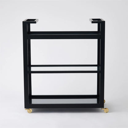 Grid Block Bar Cart by Global Views. Made from unique in a transitional style.