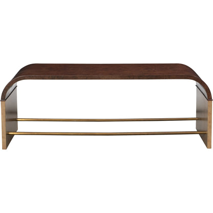 Jaguar Cocktail Table by Maitland-Smith in walnut burl, birdseye maple. Made from unique in a traditional style.