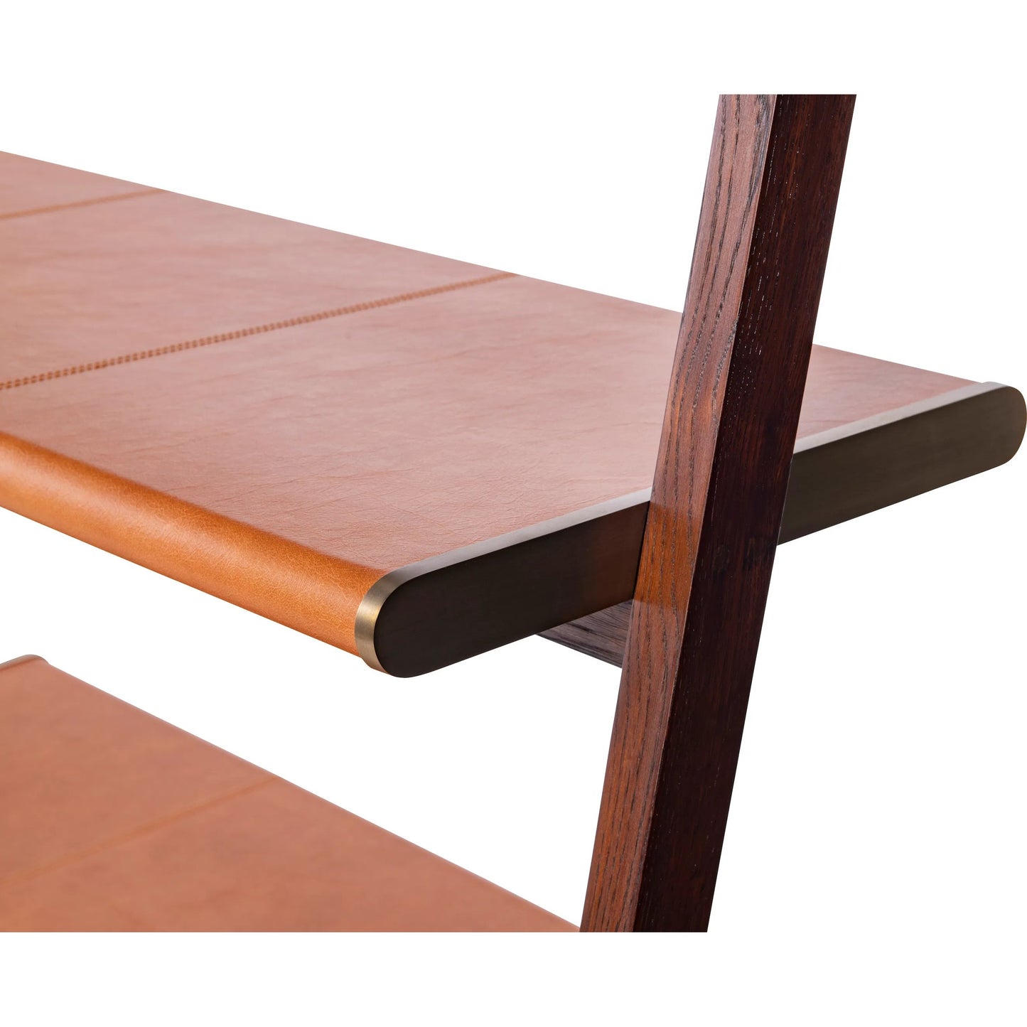 003 SI-2293442 | Closeup | Shiloh Book Shelf by Maitland-Smith in english walnut. Made from unique in a transitional style.