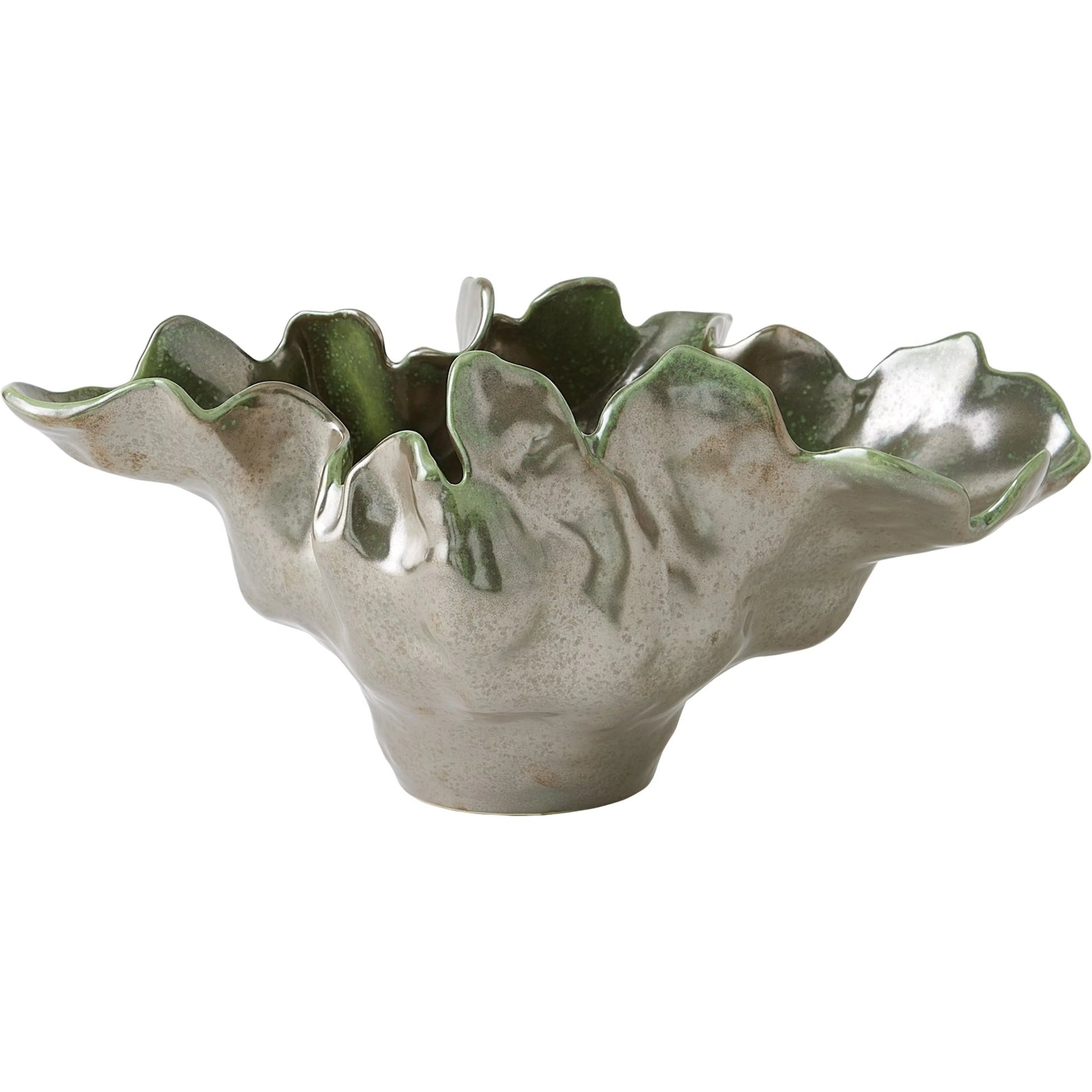 Meteor Bowl by Global Views. Made from ceramic in a coastal style.