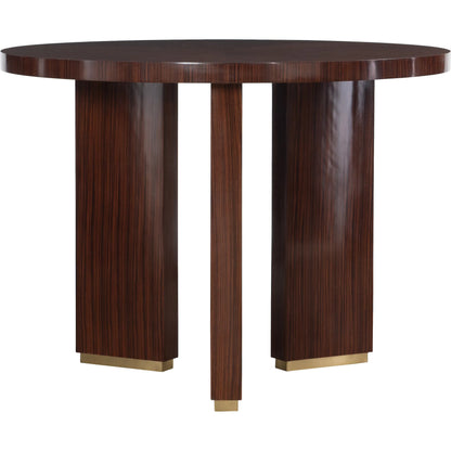 Malachi Center Table by Maitland-Smith in rosewood, brass. Made from unique in a unique style.